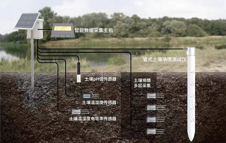 土壤墒情监测站系统 实时监测土壤墒情(图2)