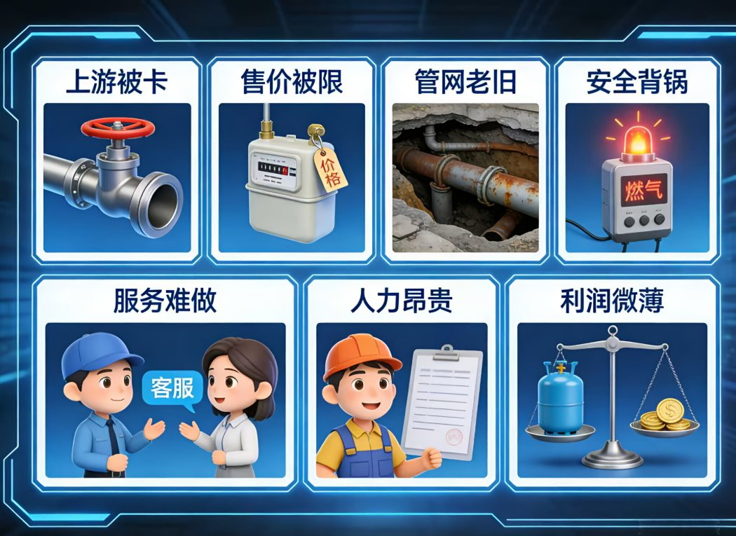 智慧燃气行业痛点